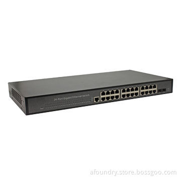24-port 1,000M Full Gigabit PoE Switch